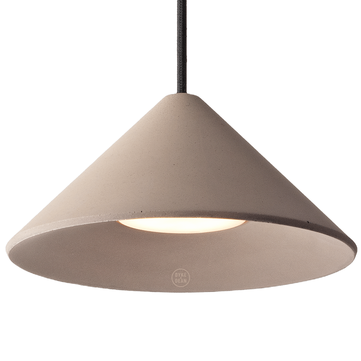 LOLA CONCRETE PENDANT LIGHT SHADE - DYKE & DEAN