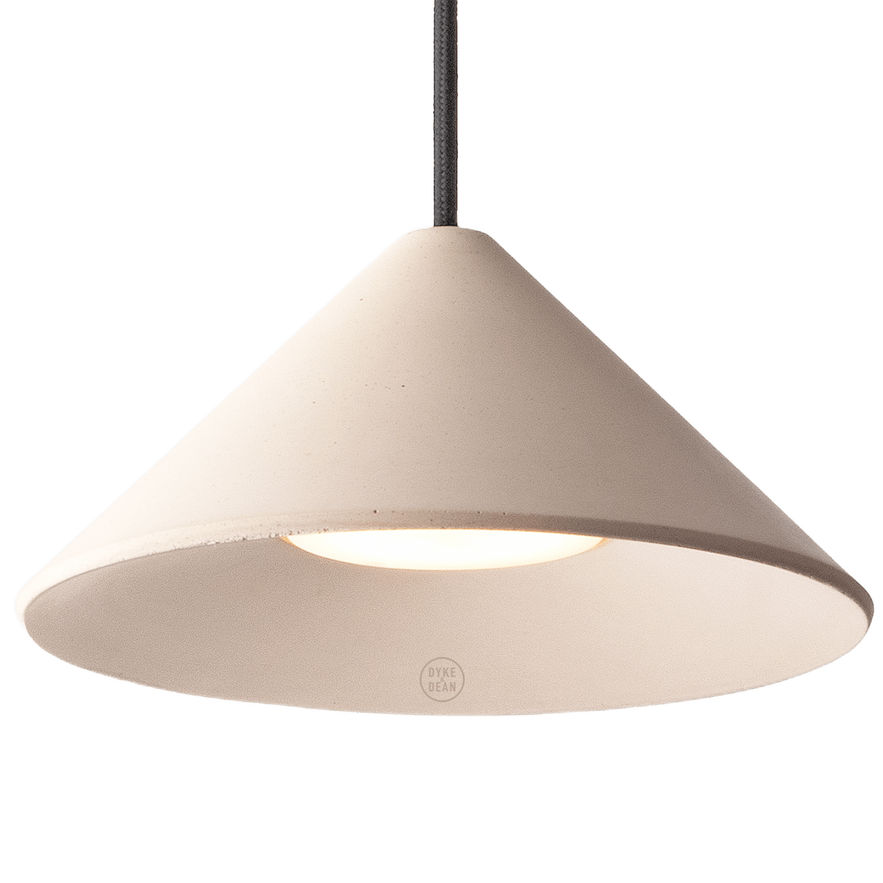 LOLA CONCRETE PENDANT LIGHT SHADE - DYKE & DEAN