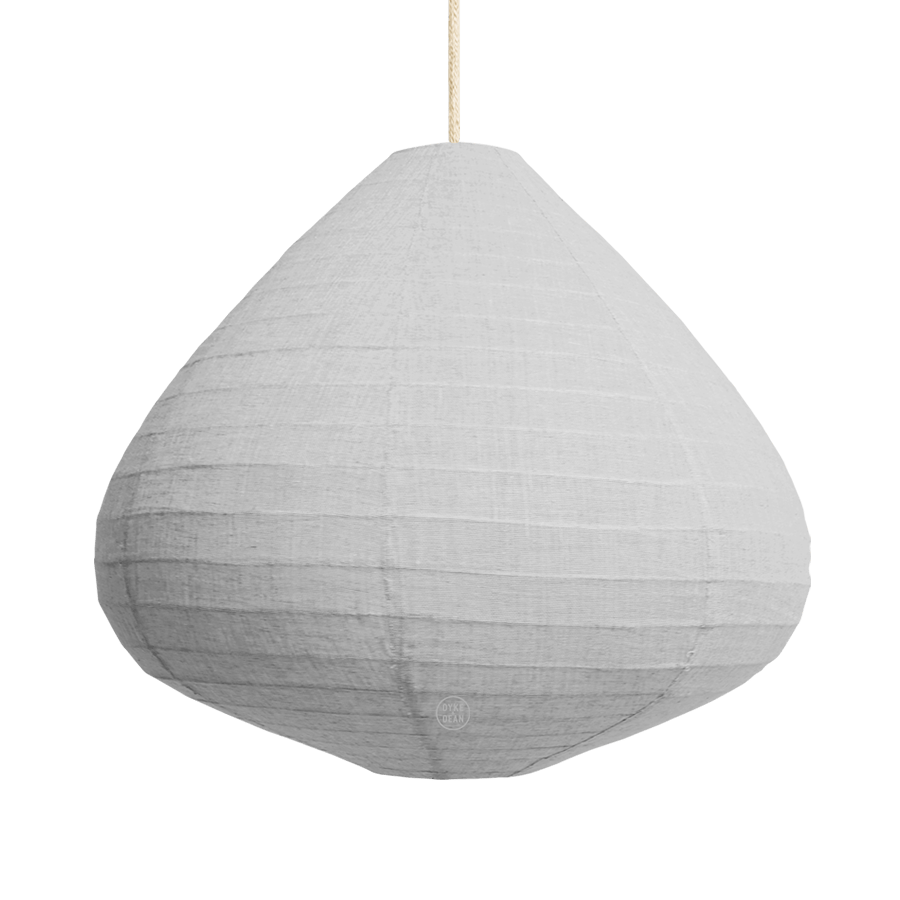 LOUIS NATURAL LINEN LIGHT SHADE 50CM - DYKE & DEAN