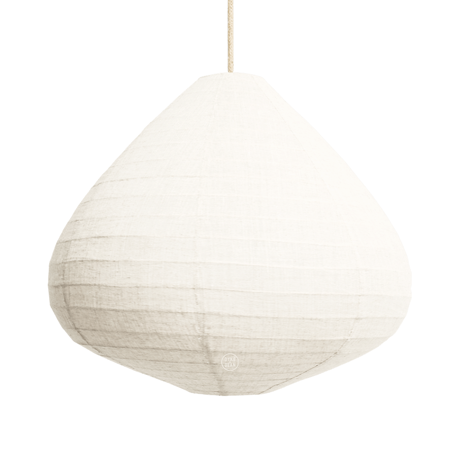 LOUIS NATURAL LINEN LIGHT SHADE 50CM - DYKE & DEAN