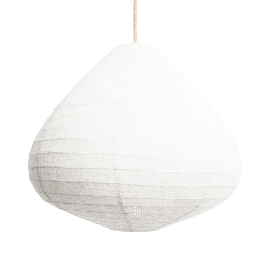 LOUIS NATURAL LINEN LIGHT SHADE 50CM - DYKE & DEAN
