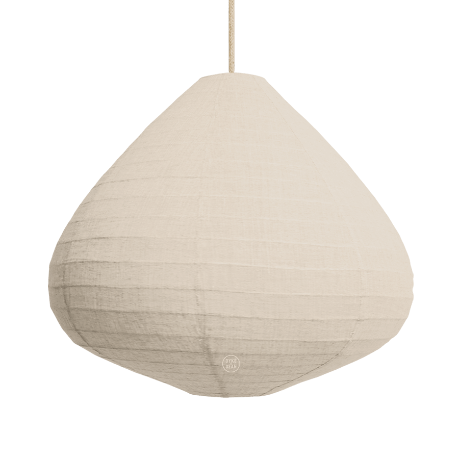 LOUIS NATURAL LINEN LIGHT SHADE 50CM - DYKE & DEAN