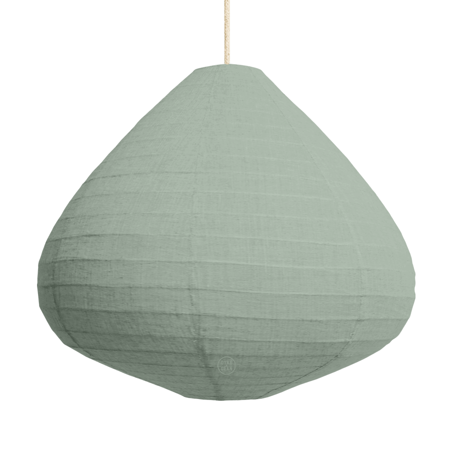 LOUIS NATURAL LINEN LIGHT SHADE 65CM - DYKE & DEAN