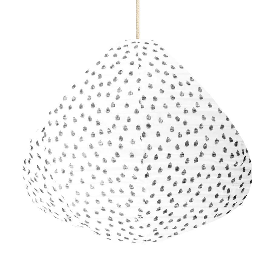 LOUIS NATURAL LINEN LIGHT SHADE 65CM - DYKE & DEAN