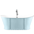 LUXURY RIVETED ENAMEL CAST IRON BATHTUB COLOUR - DYKE & DEAN