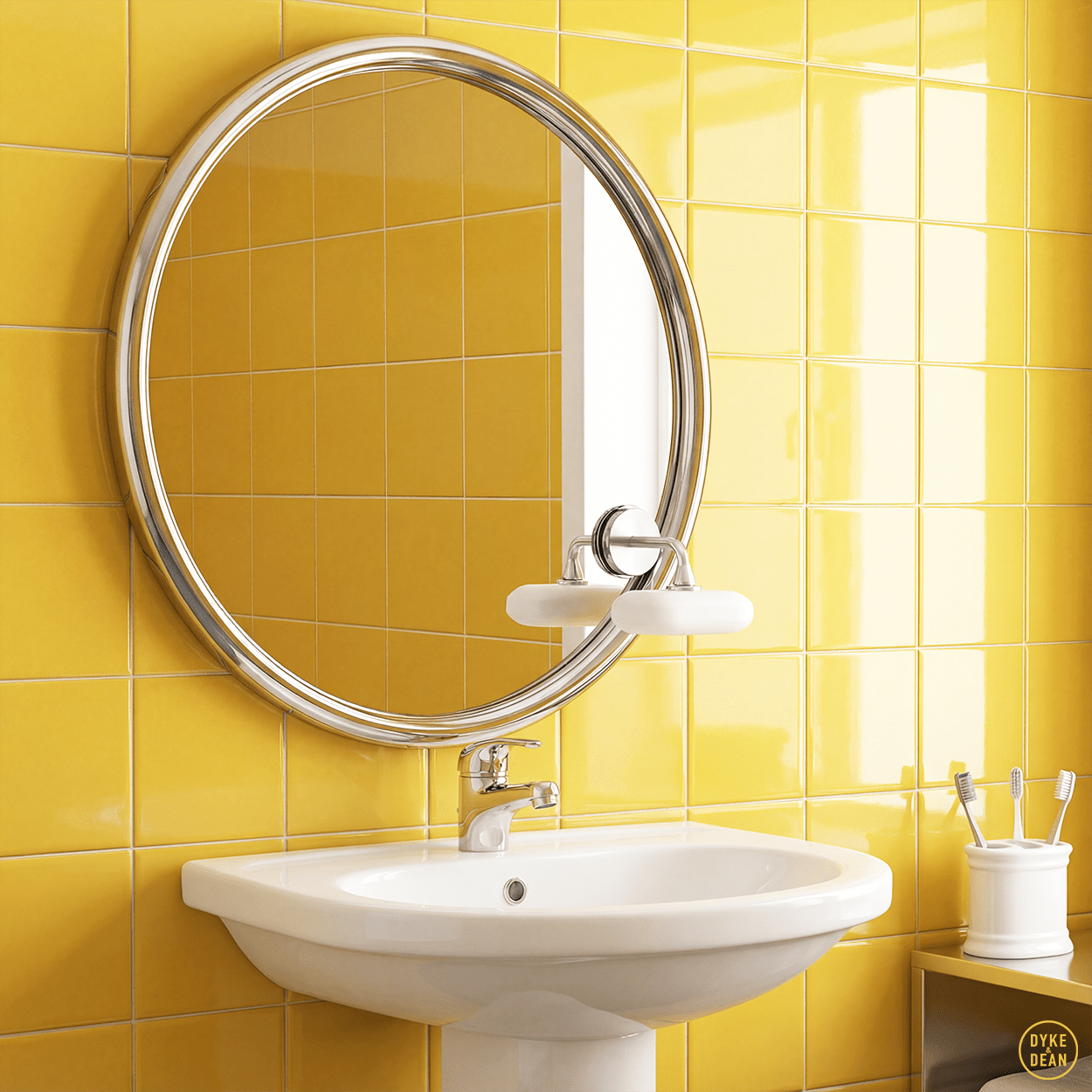 MAGNETIC SOAP ARM HOLDER - DYKE & DEAN