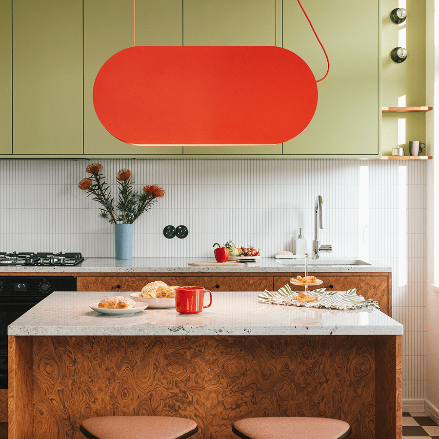 MALUMI A SUSPENSION PENDANT LIGHT NAVY BLUE - DYKE & DEAN