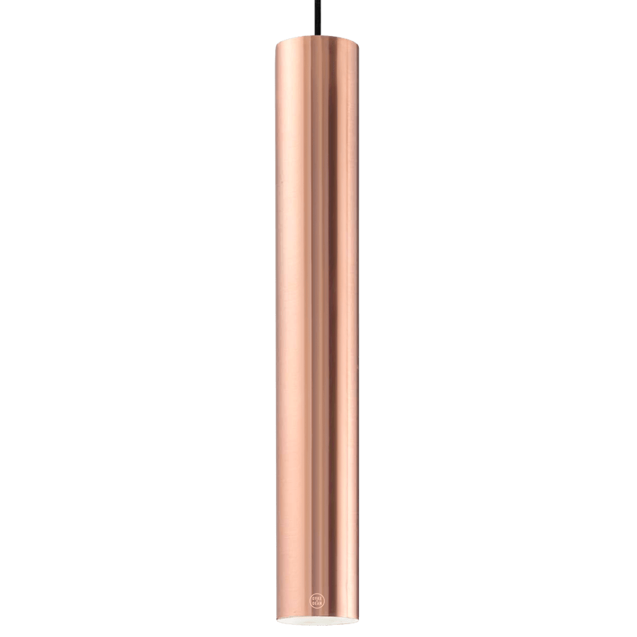 METAL TUBE BATON PENDANT LIGHT LONG COPPER TUBE PENDANT - DYKE & DEAN