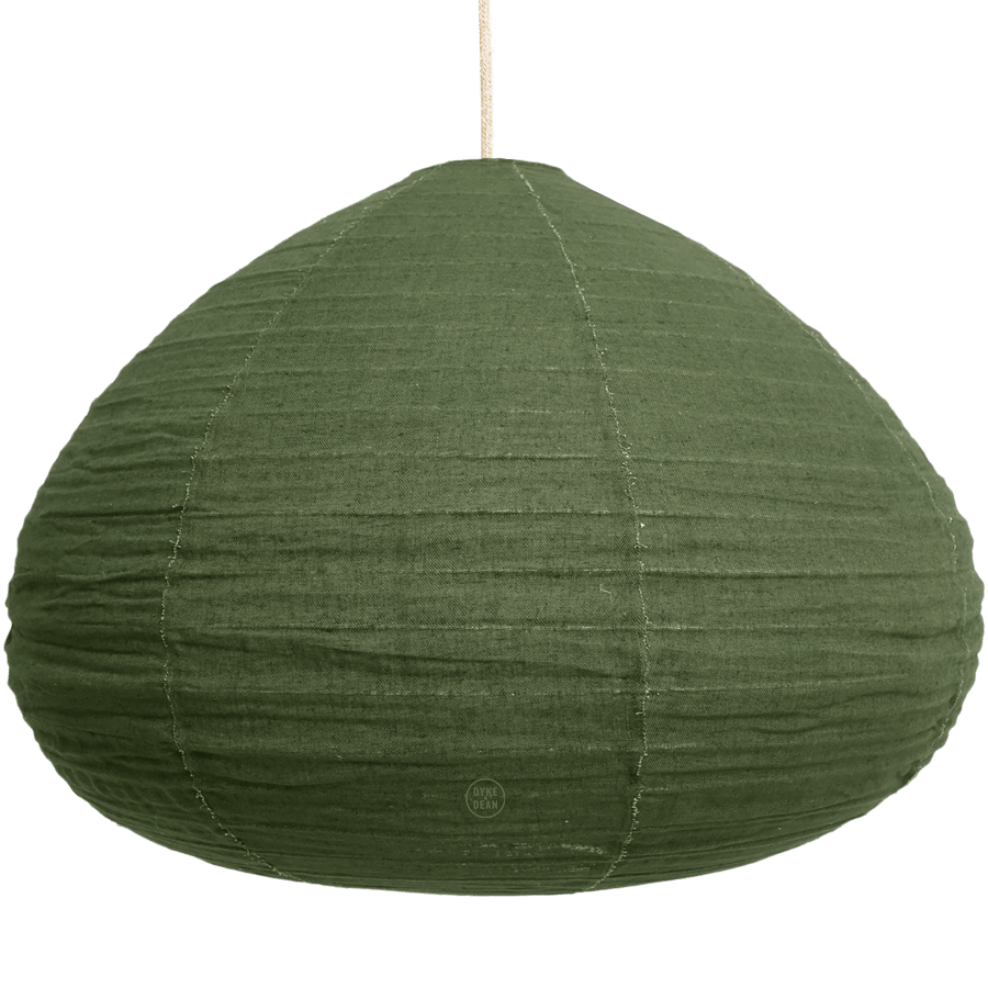 METRO LINEN LIGHT SHADE LARGE - DYKE & DEAN