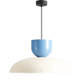 MODULAR PENDANT LIGHT DARK CREAM & DUSTY BLUE - DYKE & DEAN
