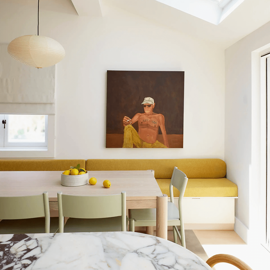 MOLA LINEN LIGHT SHADE 60CM - DYKE & DEAN