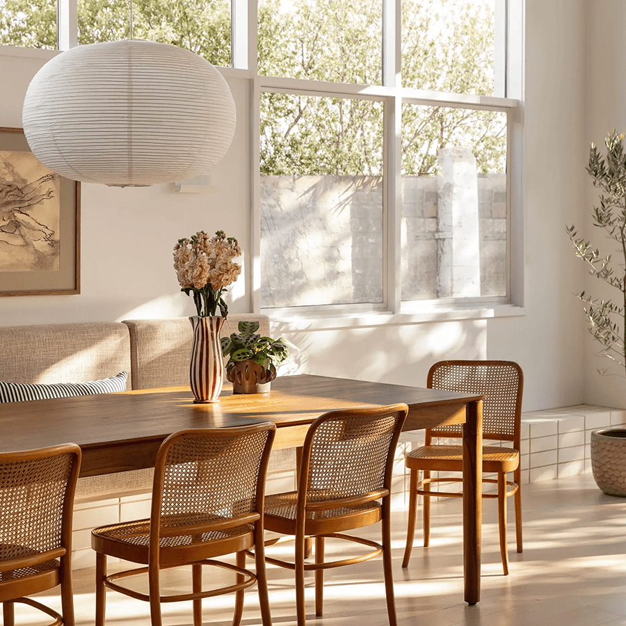 MOLA LINEN LIGHT SHADE 60CM - DYKE & DEAN