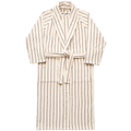 NARAM BATH ROBE CREME & INK - DYKE & DEAN