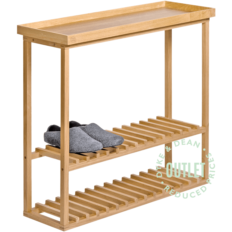 OAK HELLO STORAGE TABLE OUTLET - DYKE & DEAN
