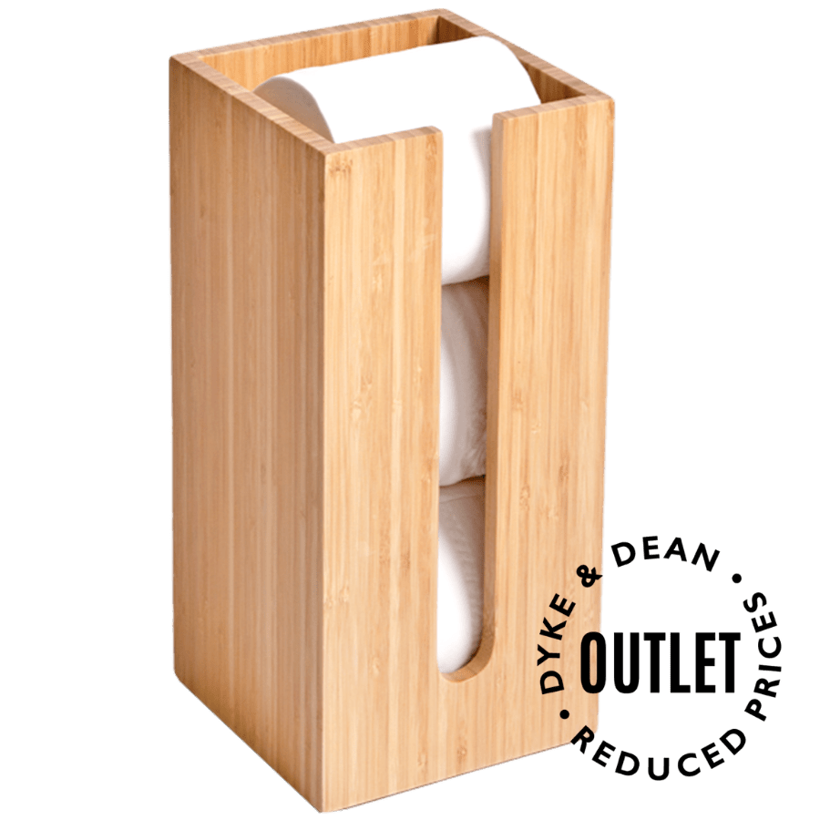 OAK TOILET ROLL BOX OUTLET - DYKE & DEAN
