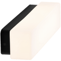 OPAL BATHROOM BLOCK MIRROR LIGHT BLACK LONG - DYKE & DEAN