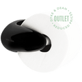 OPEN PORCELAIN TOILET PAPER HOLDER BLACK OUTLET - DYKE & DEAN