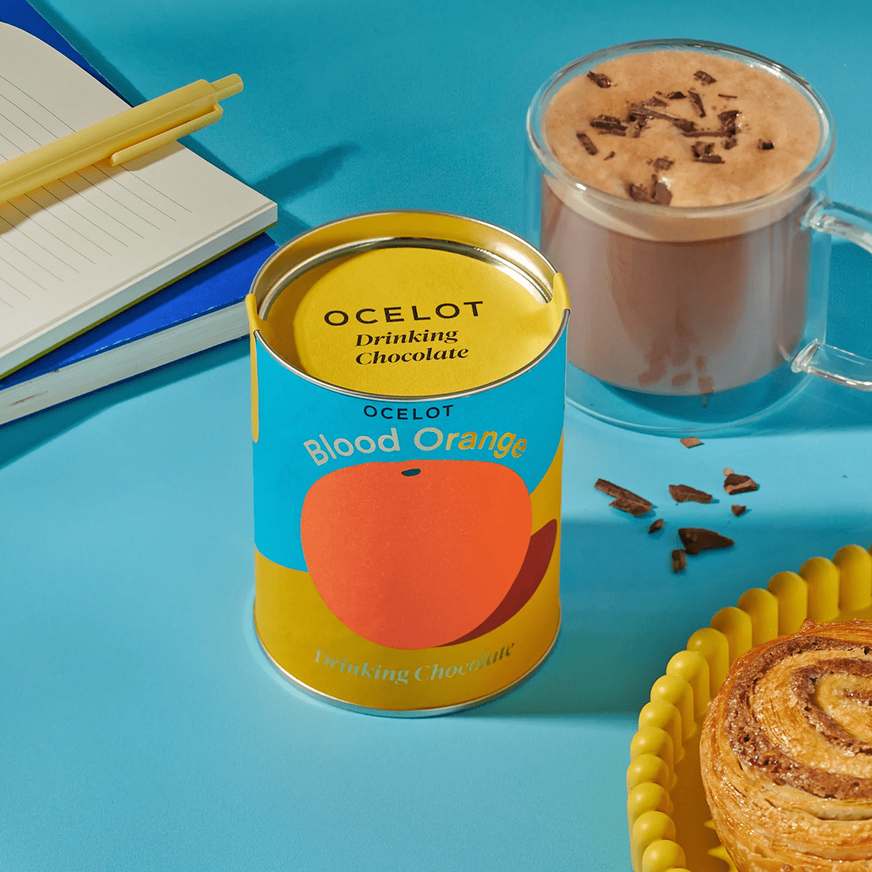 ORGANIC BLOOD ORANGE DRINKING DARK CHOCOLATE - DYKE & DEAN