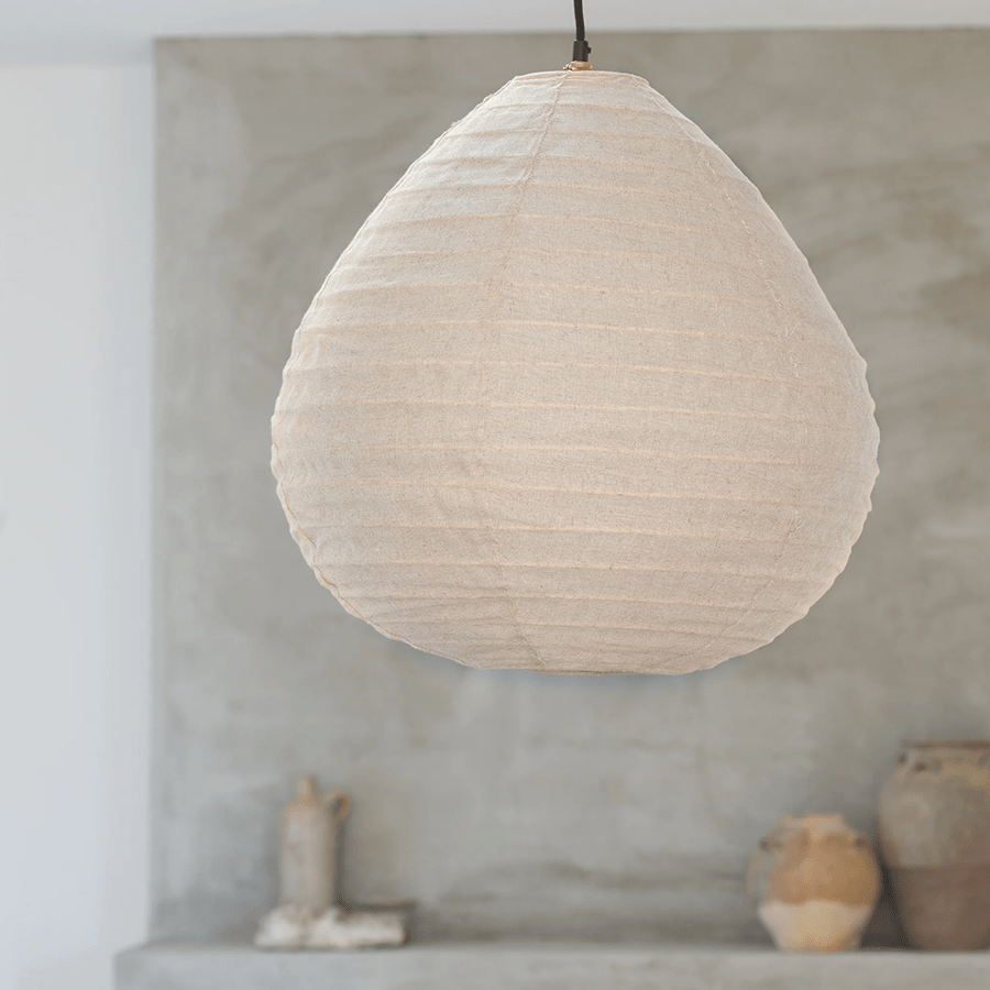 PARLOUR LINEN LIGHT SHADE 50CM - DYKE & DEAN
