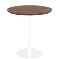 PIAZZA SIDE TABLE 40 WALNUT WHITE - DYKE & DEAN