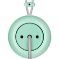 PORCELAIN KATY PATY COLONA ROUND SURFACE MOUNTED CABLE GLAND SOCKET MINT GREEN - DYKE & DEAN