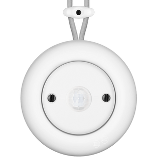 PORCELAIN KATY PATY COLONA ROUND SURFACE MOUNTED MOTION SENSOR MATTE WHITE - DYKE & DEAN