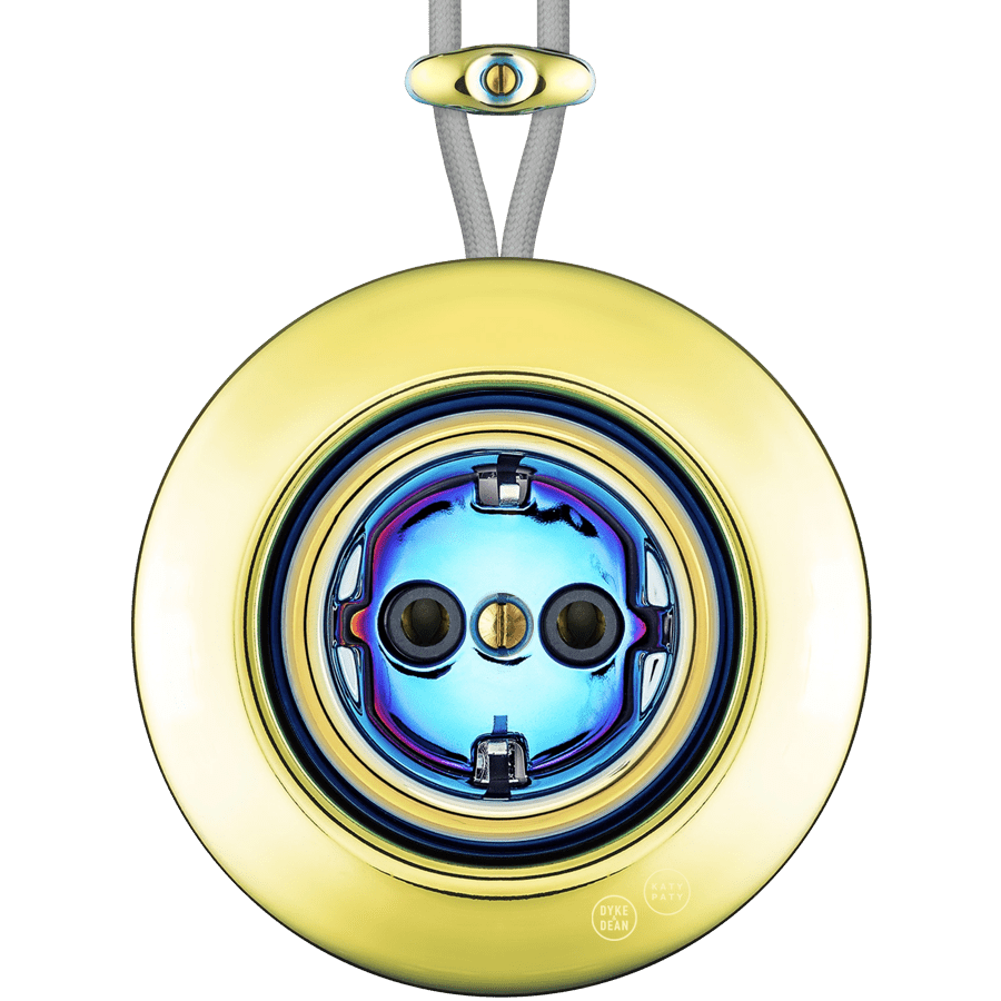 PORCELAIN KATY PATY COLONA ROUND SURFACE MOUNTED SCHUKO SOCKET LUCEDO - DYKE & DEAN