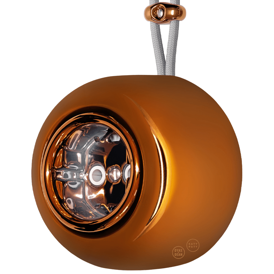 PORCELAIN ROUND SURFACE MOUNTED SCHUKO SOCKET BRONZE - DYKE & DEAN