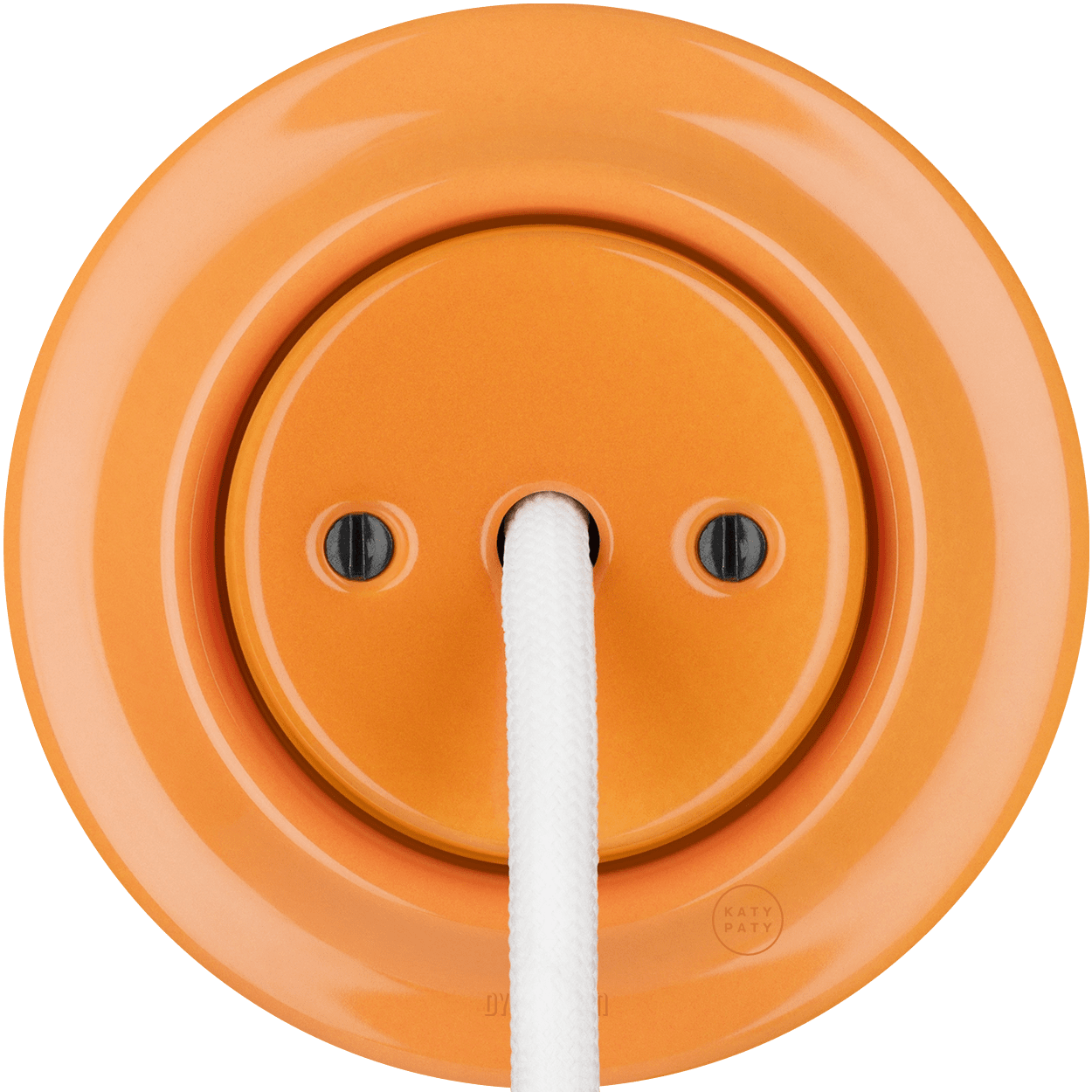 PORCELAIN WALL CABLE GLAND SOCKET CARROT - DYKE & DEAN