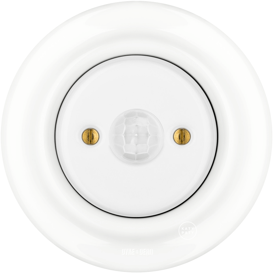 PORCELAIN WALL CABLE MOTION SENSOR WHITE - DYKE & DEAN