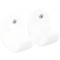 PORCELAIN WALL HOOK SET WHITE - DYKE & DEAN