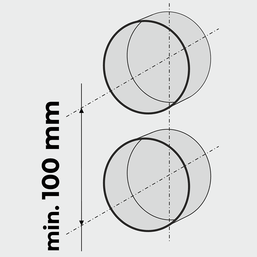 PORCELAIN WALL LIGHT SWITCH CARROT SLIM BUTTON - DYKE & DEAN