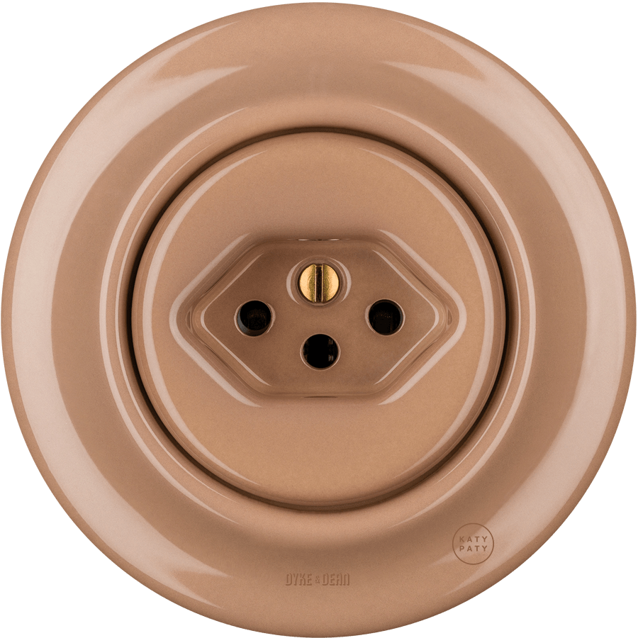 PORCELAIN WALL MOUNTED SWISS SOCKET DERMA - DYKE & DEAN