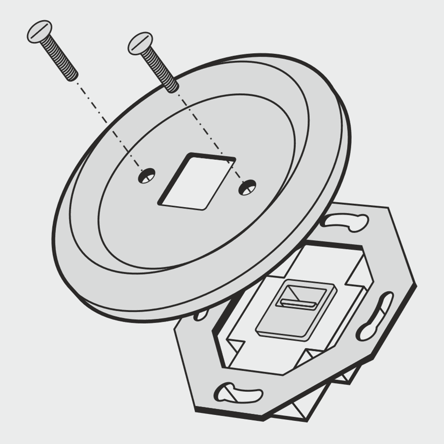 PORCELAIN WALL SOCKET CARROT HDMI - DYKE & DEAN