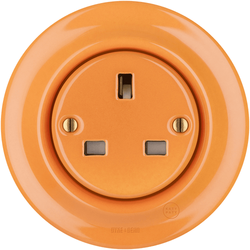 PORCELAIN WALL SOCKET CARROT UK - DYKE & DEAN
