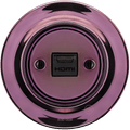 PORCELAIN WALL SOCKET PURPLE HDMI - DYKE & DEAN