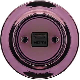 PORCELAIN WALL SOCKET PURPLE HDMI - DYKE & DEAN