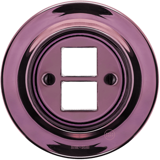 PORCELAIN WALL SOCKET PURPLE PC/USB - DYKE & DEAN