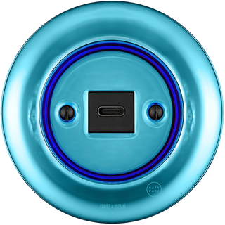 PORCELAIN WALL SOCKET SKY BLUE USB - C - DYKE & DEAN
