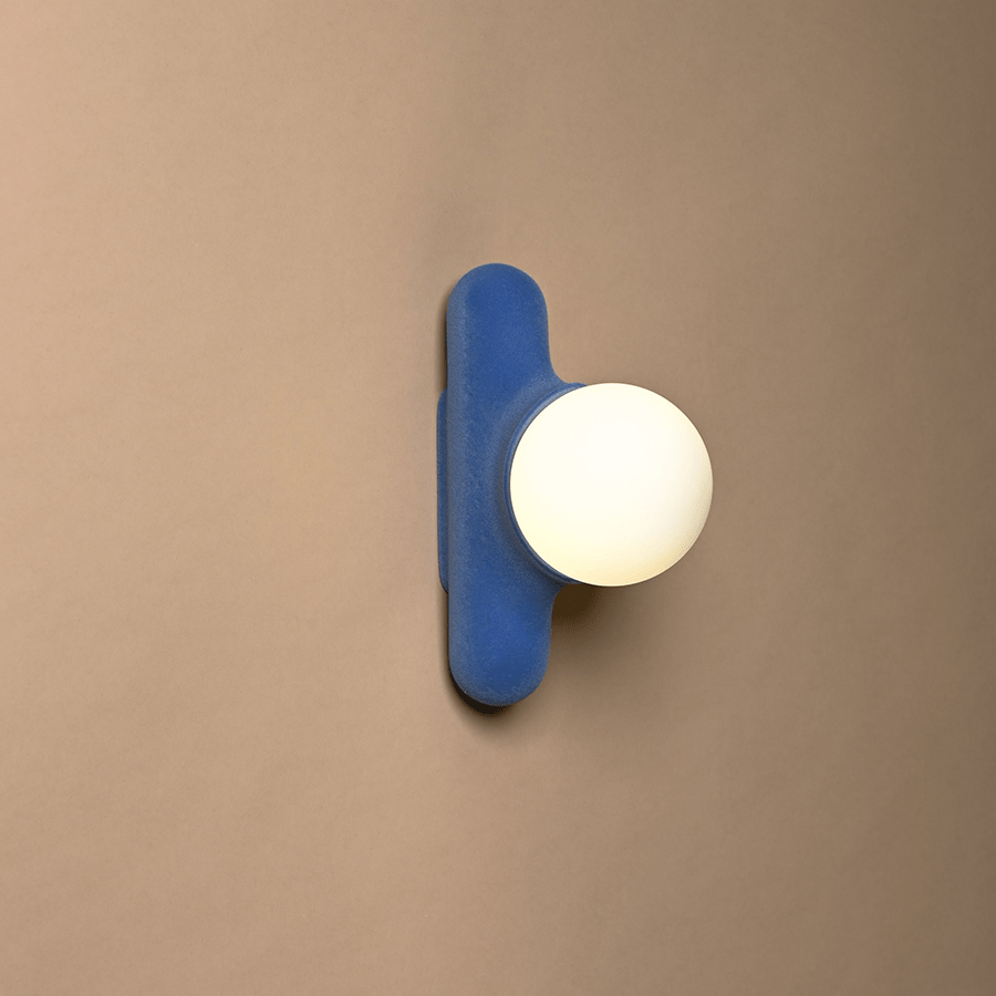 PRICKLY PEAR MONO WALL LIGHT GLOBE VELOUR - DYKE & DEAN