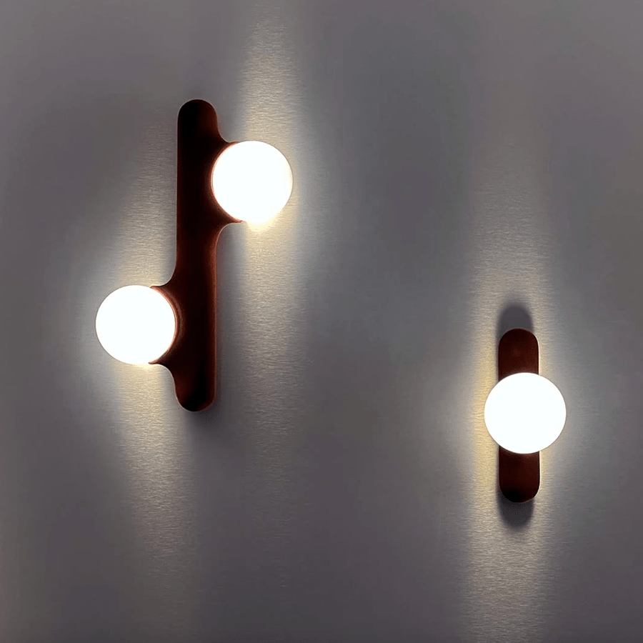 PRICKLY PEAR MONO WALL LIGHT GLOBE VELOUR - DYKE & DEAN