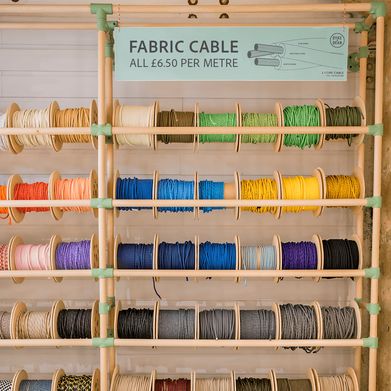 PVC BLACK CABLE - DYKE & DEAN