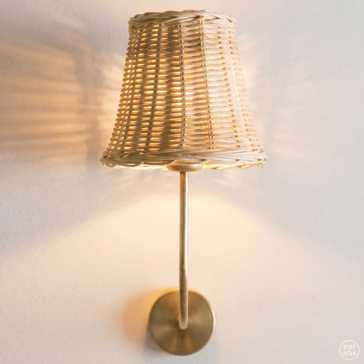 RATTAN WALL LAMP CECILE - DYKE & DEAN