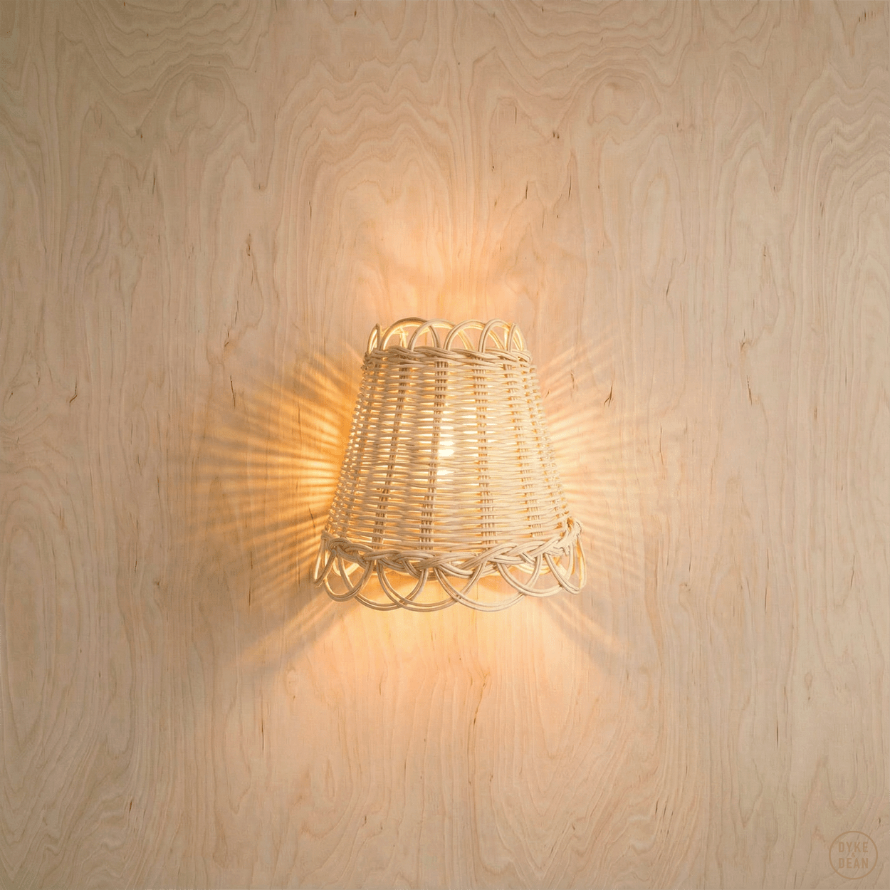 RATTAN WALL LAMP MAYA - DYKE & DEAN