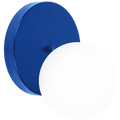 REFA WATERPROOF OPAL GLOBE WALL LIGHT BLUE - DYKE & DEAN