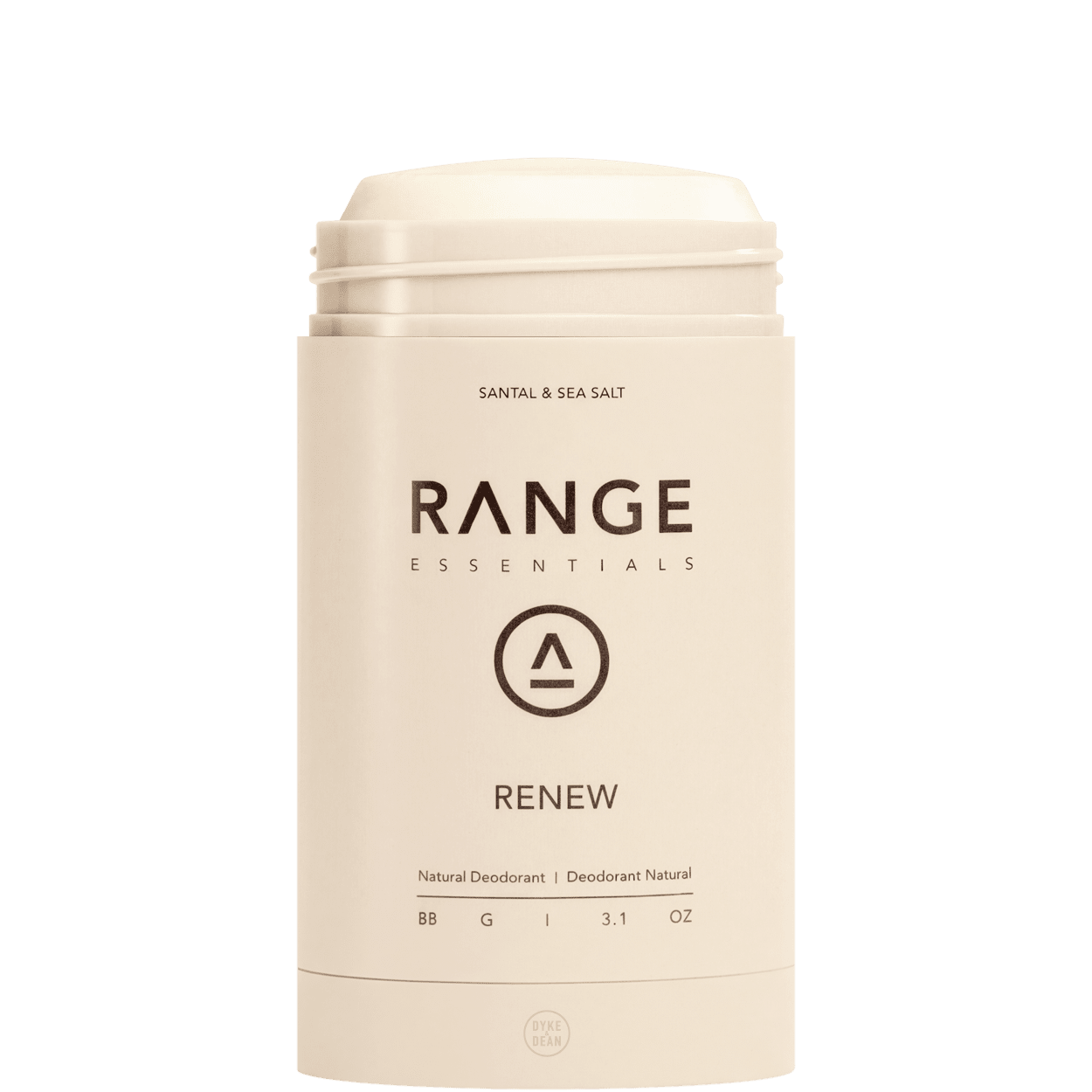 RENEW SANTAL & SEA SALT NATURAL DEODORANT - DYKE & DEAN