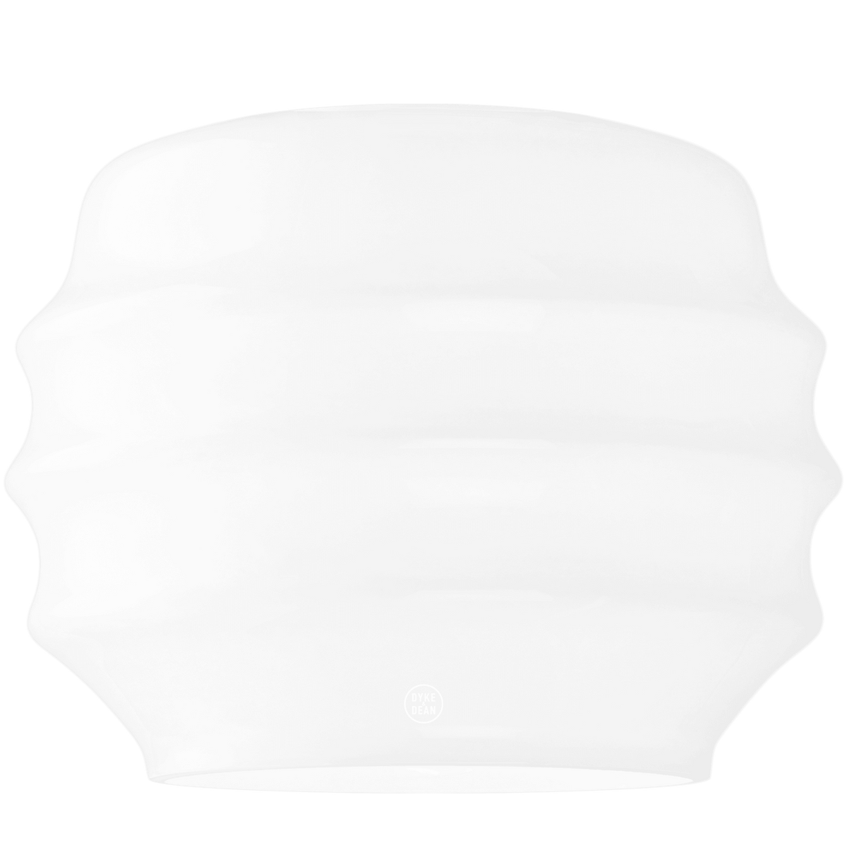 RIPPLE OPALINE PENDANT SHADE LARGE - DYKE & DEAN