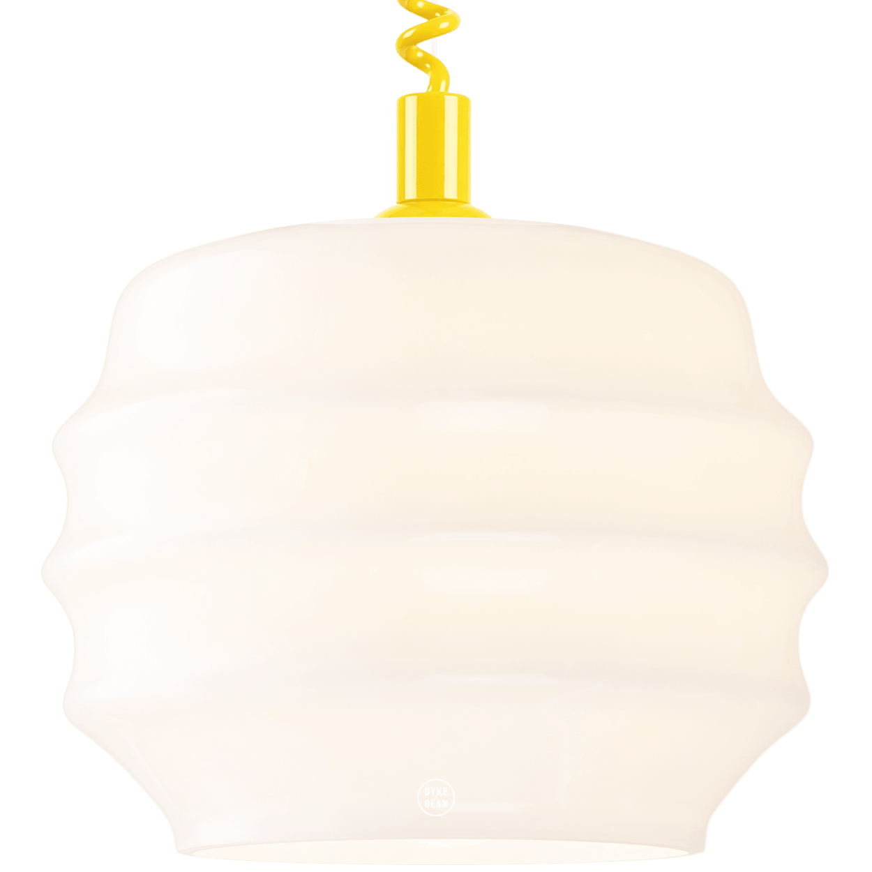 RIPPLE OPALINE RETRACTABLE CORD LIGHT LARGE - DYKE & DEAN