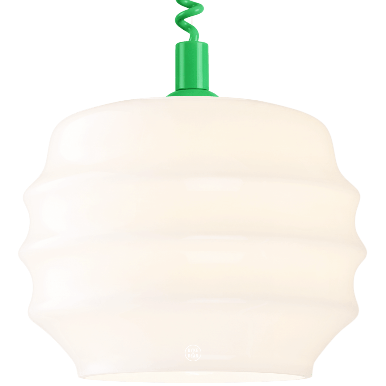 RIPPLE OPALINE RETRACTABLE CORD LIGHT LARGE - DYKE & DEAN