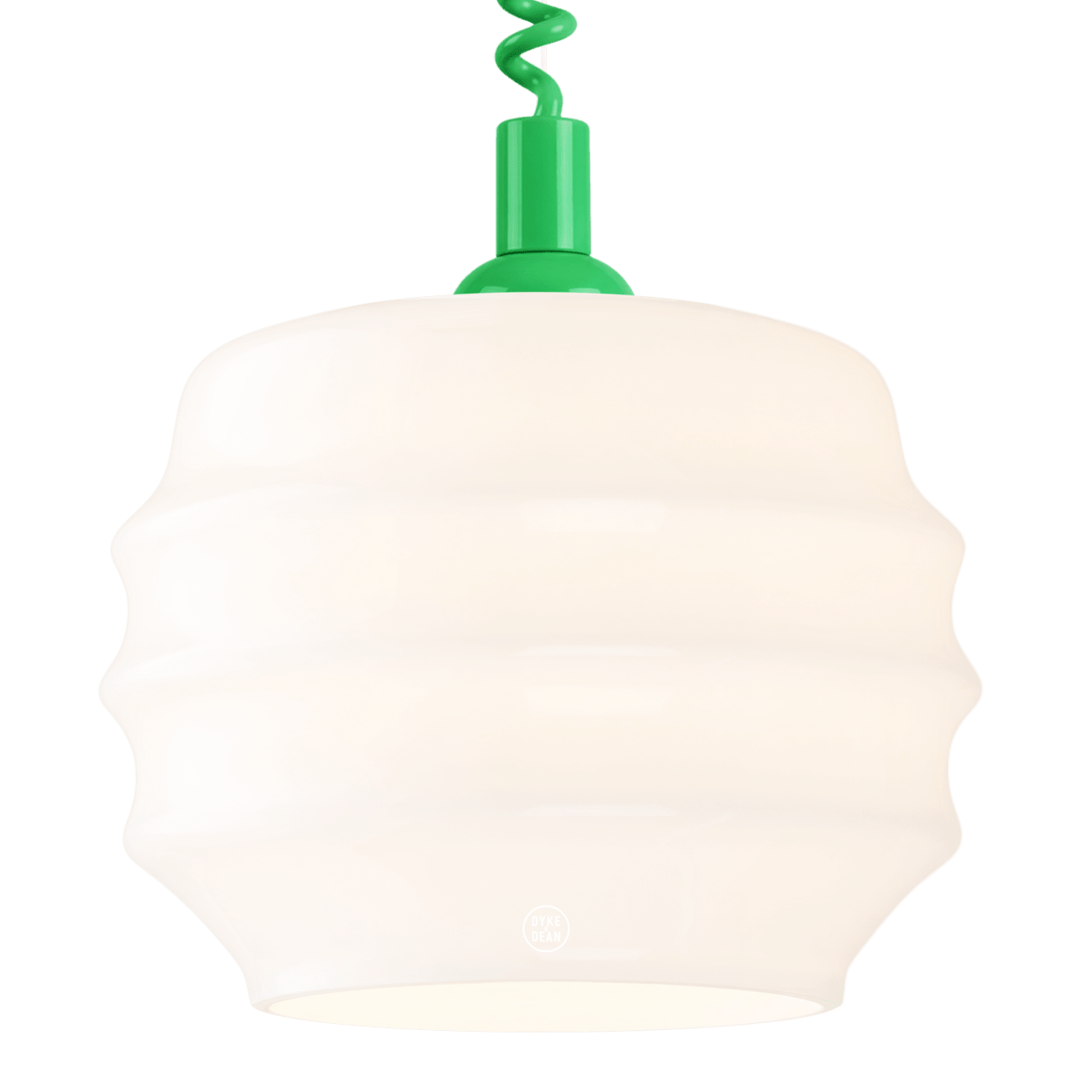 RIPPLE OPALINE RETRACTABLE CORD LIGHT MEDIUM - DYKE & DEAN